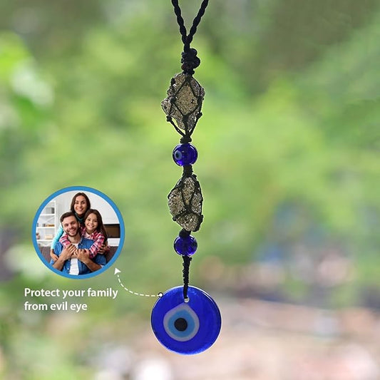 NazarShield™ – Pyrite Evil Eye Protector (13 cm)