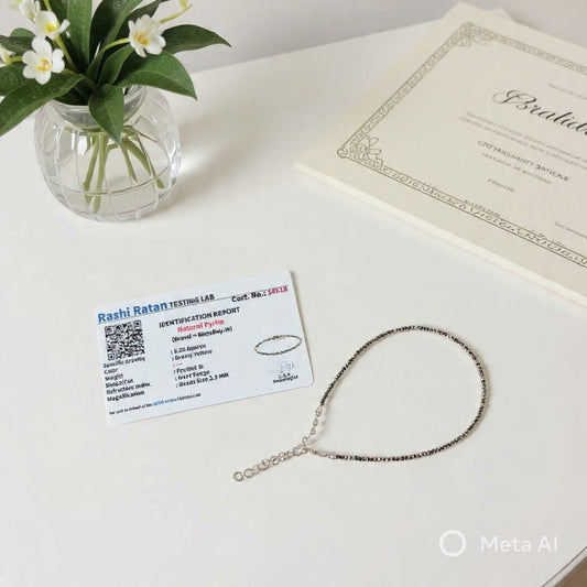 Prosperity Walk™ Pyrite Anklet