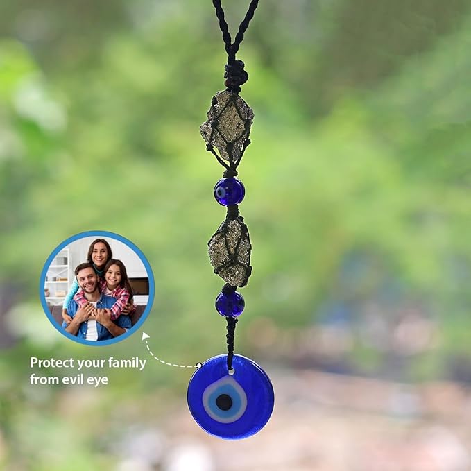 NazarShield™ – Pyrite Evil Eye Protector (13 cm)