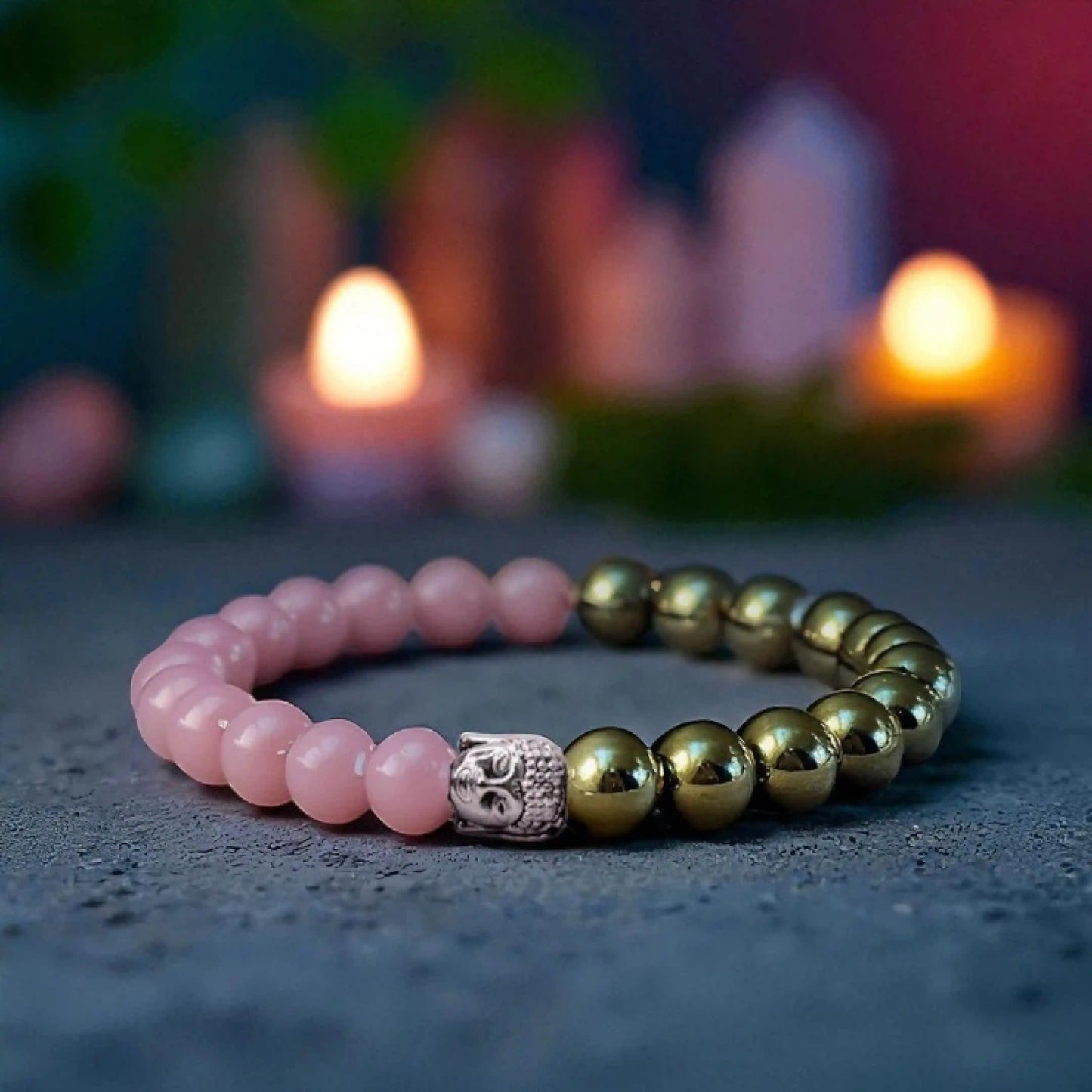 Love & MoneyMagnet™ Combined Rose Quartz and Pyrite Bracelet(Unisex)