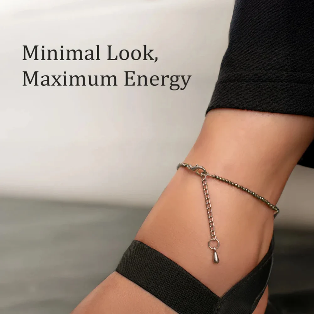 Prosperity Walk™ Pyrite Anklet
