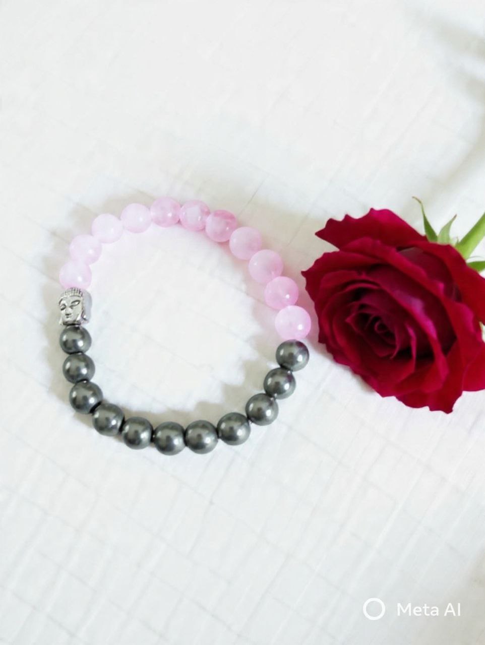 Love & MoneyMagnet™ Combined Rose Quartz and Pyrite Bracelet(Unisex)