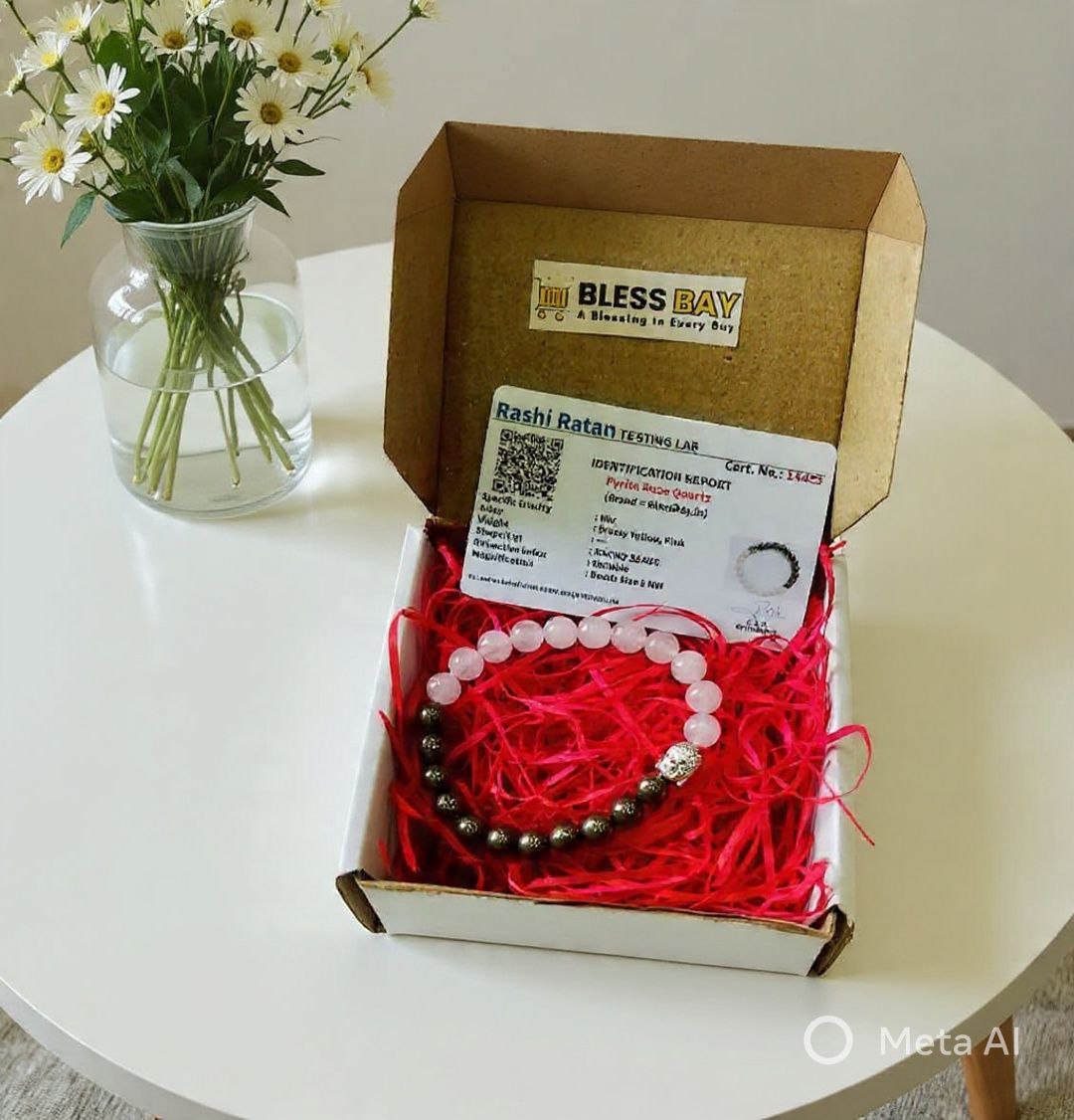 Love & MoneyMagnet™ Combined Rose Quartz and Pyrite Bracelet(Unisex)